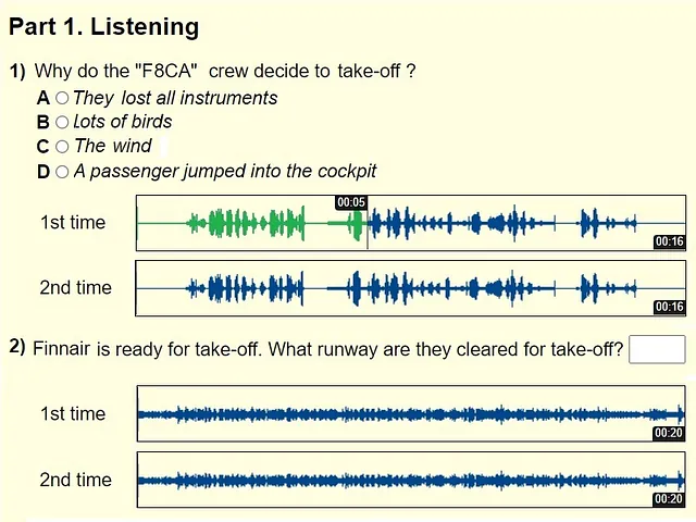 Ejercicio 1: Listening example